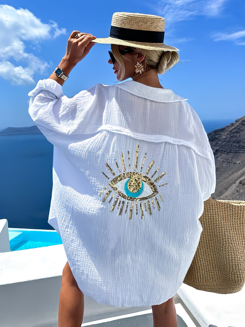 Nolene - Blusa texturizada de verano