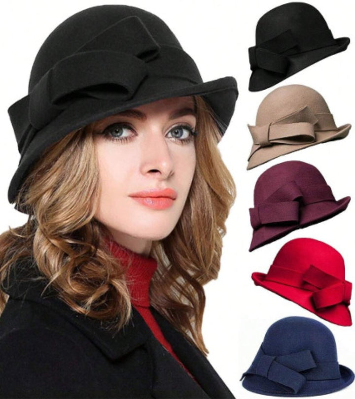 Magnolia - Sombrero Cloche Elegante con Ala