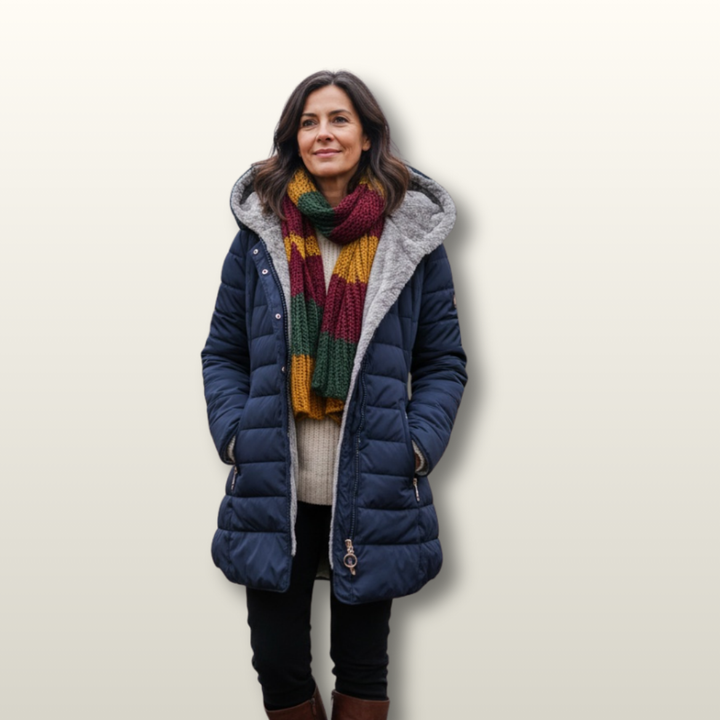 Charlotte - Abrigo con Capucha Casual Estiloso