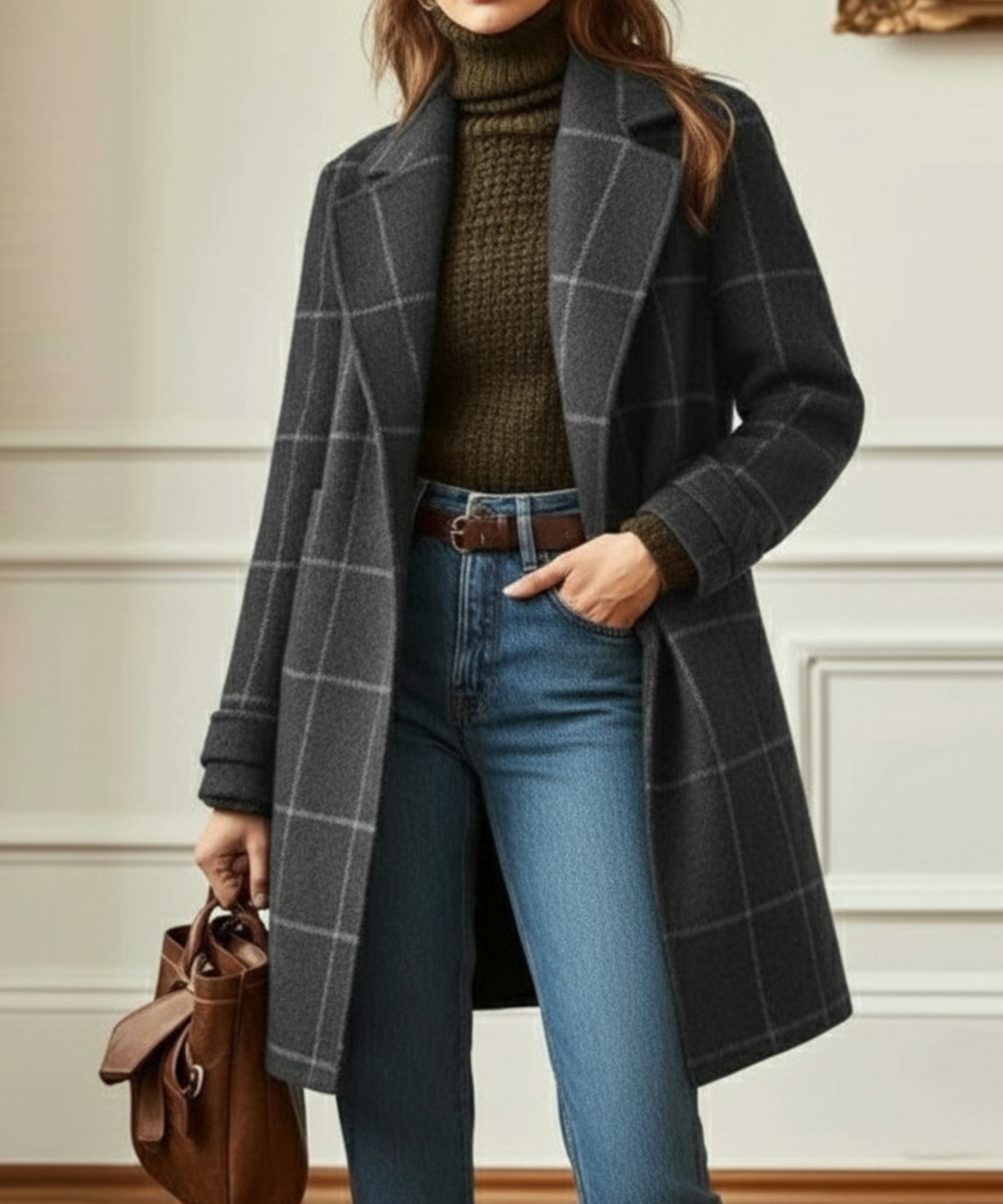 Loralyse - Abrigo Casual Estiloso