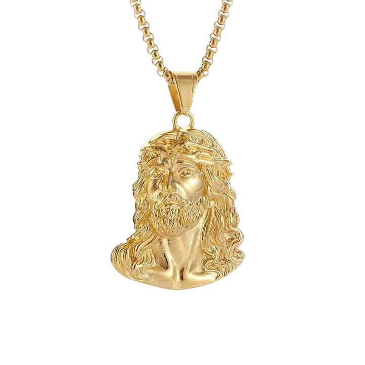 Sairo - Collar con Colgante de Cabeza de Jesús