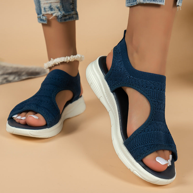Rory - Sandalias de punta abierta con plantilla acolchada