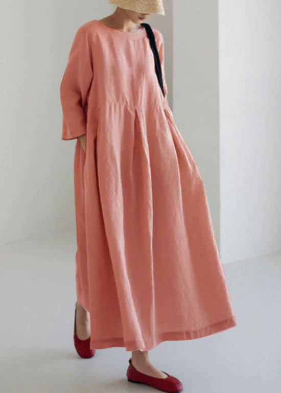 Oliva - Vestido de patchwork fresco