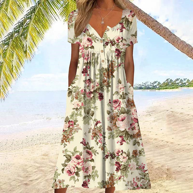 Petralia - Vestido midi de tacto suave