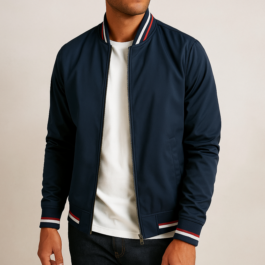 Alfie - Chamarra biker resistente al viento