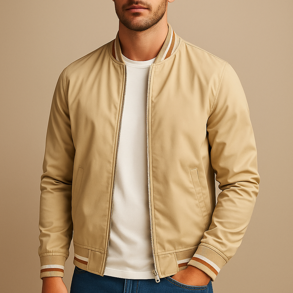 Alfie - Chamarra biker resistente al viento