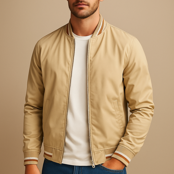 Alfie - Chamarra biker resistente al viento