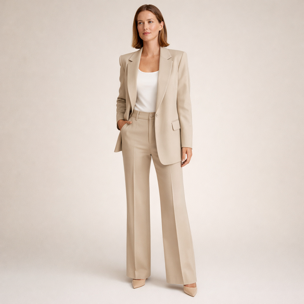 Della - Traje sastre estructurado de pantalón