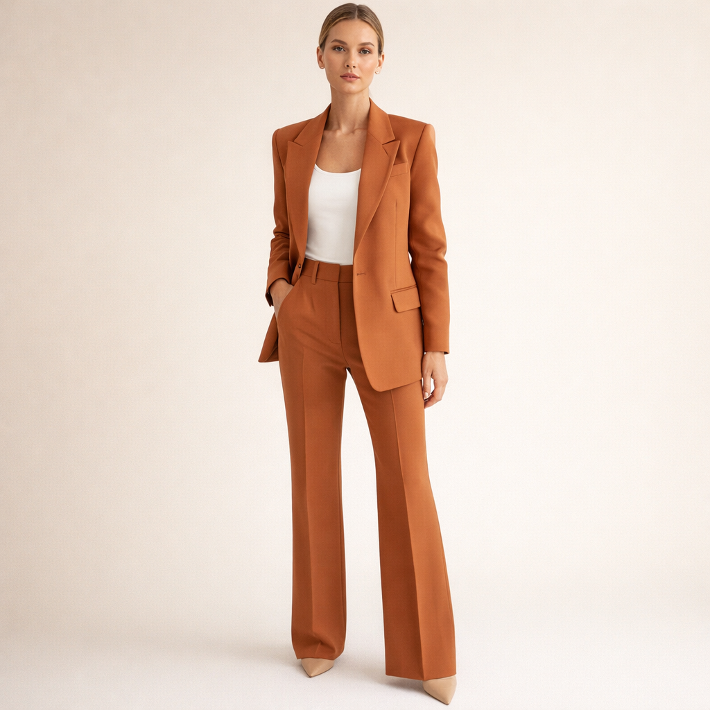 Della - Traje sastre estructurado de pantalón
