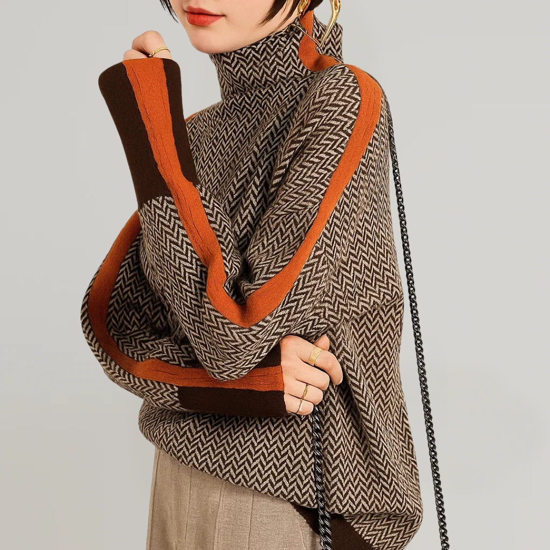 Chloe - Suéter de cuello alto suave al tacto