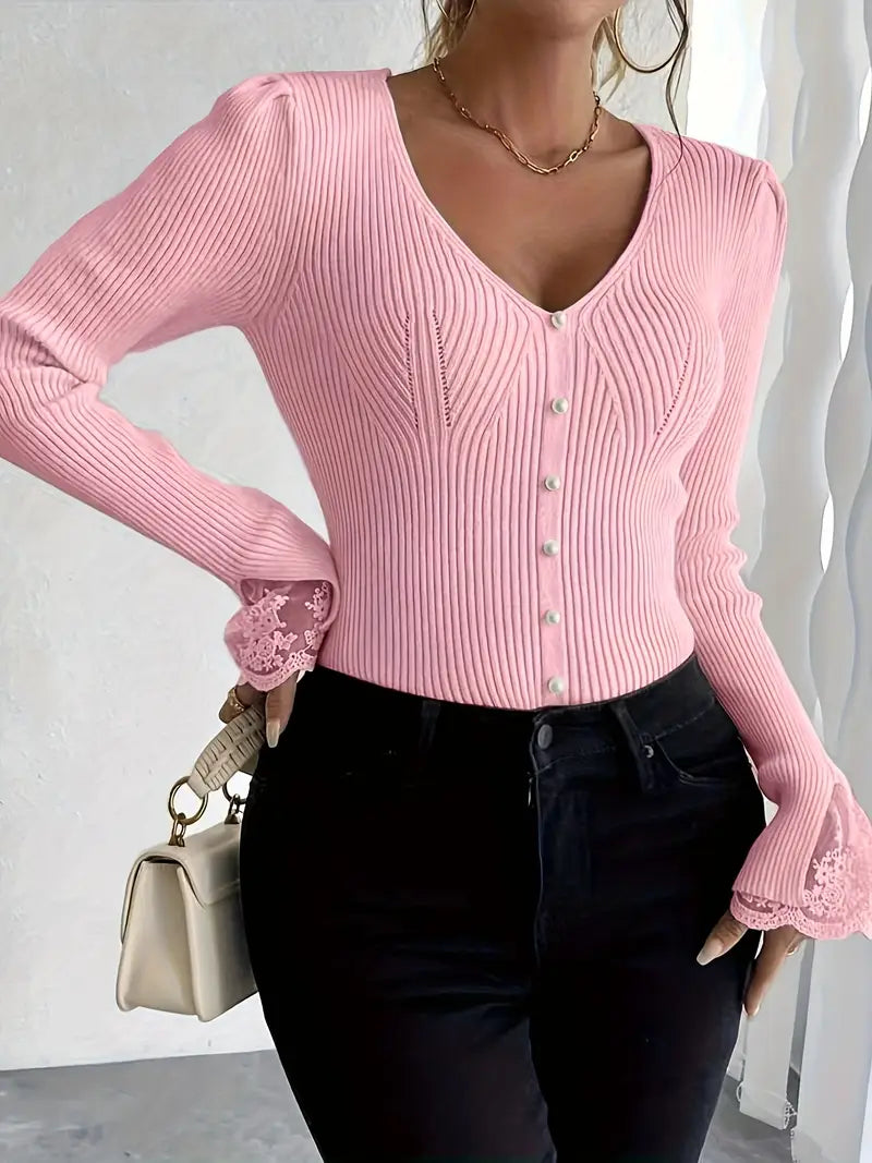 Corinne - Blusa Casual con Estilo
