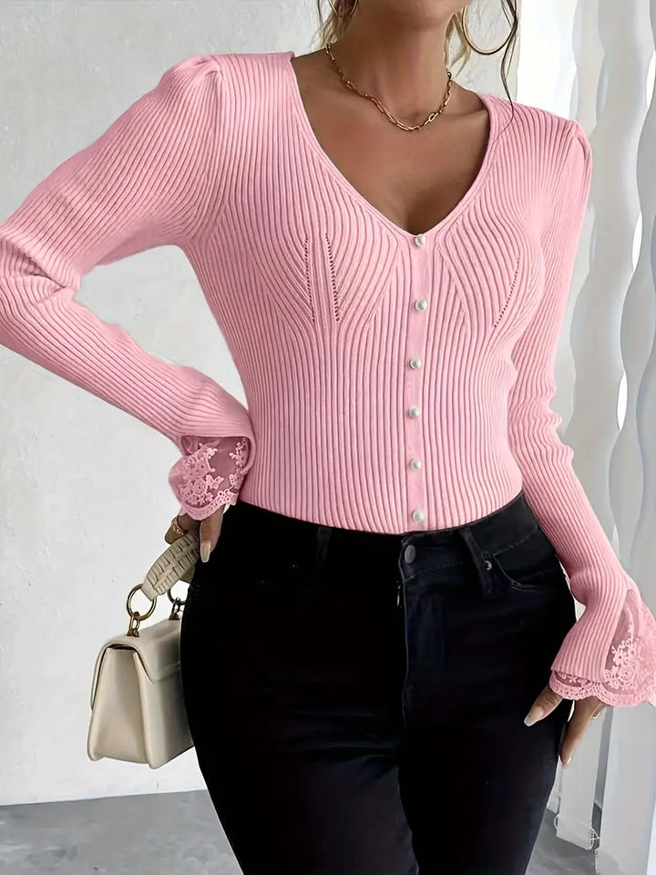Corinne - Blusa Casual con Estilo