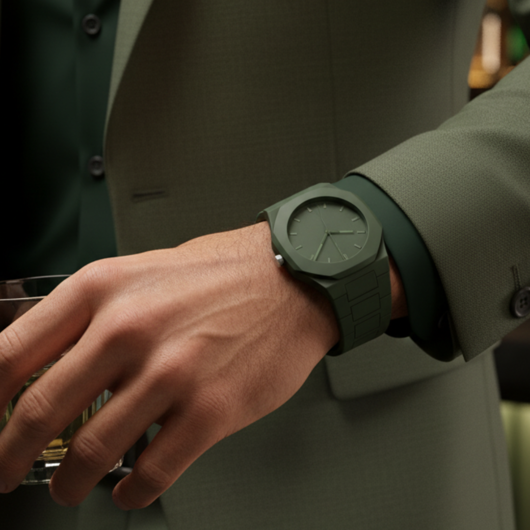 Nevrick - Reloj octagonal discreto