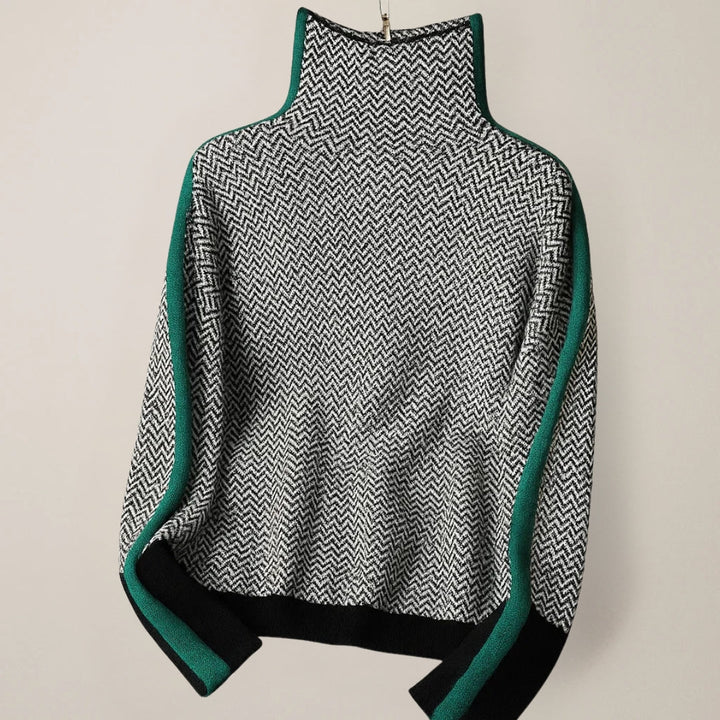 Chloe - Suéter de cuello alto suave al tacto