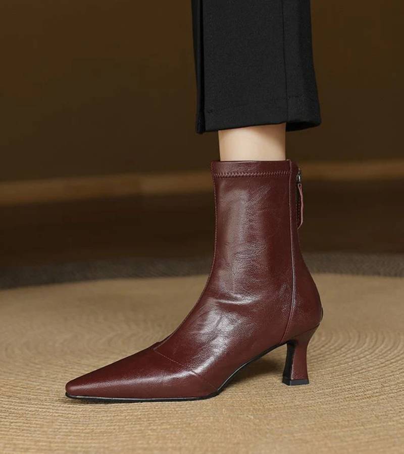 Amelia - Botines de tacón elegantes