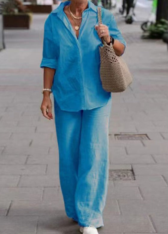 Dione - Conjunto de Dos Piezas Casual Elegante