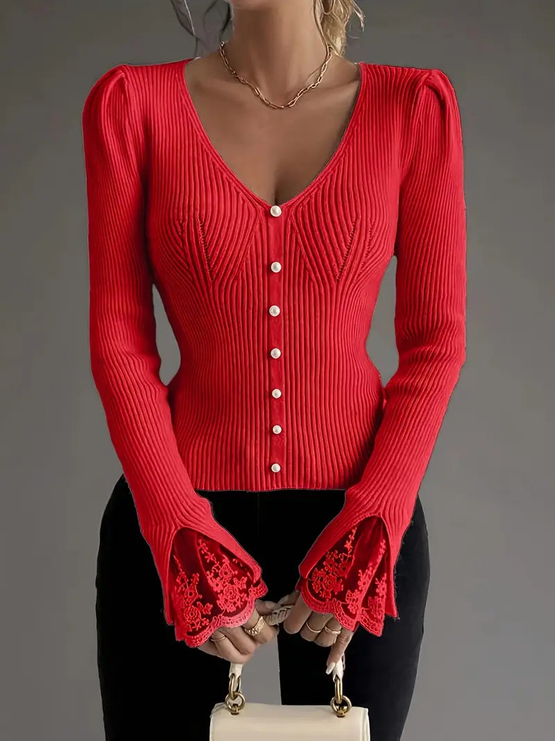 Corinne - Blusa Casual con Estilo