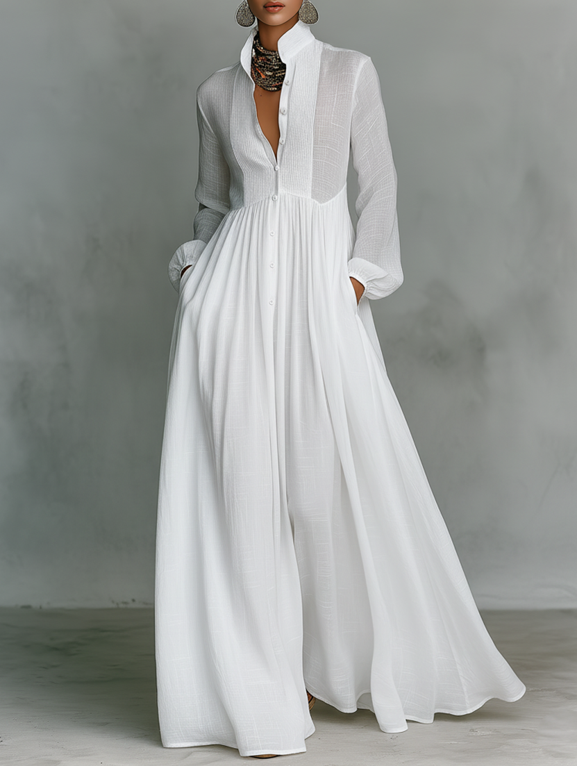 Hina - Vestido maxi fluido