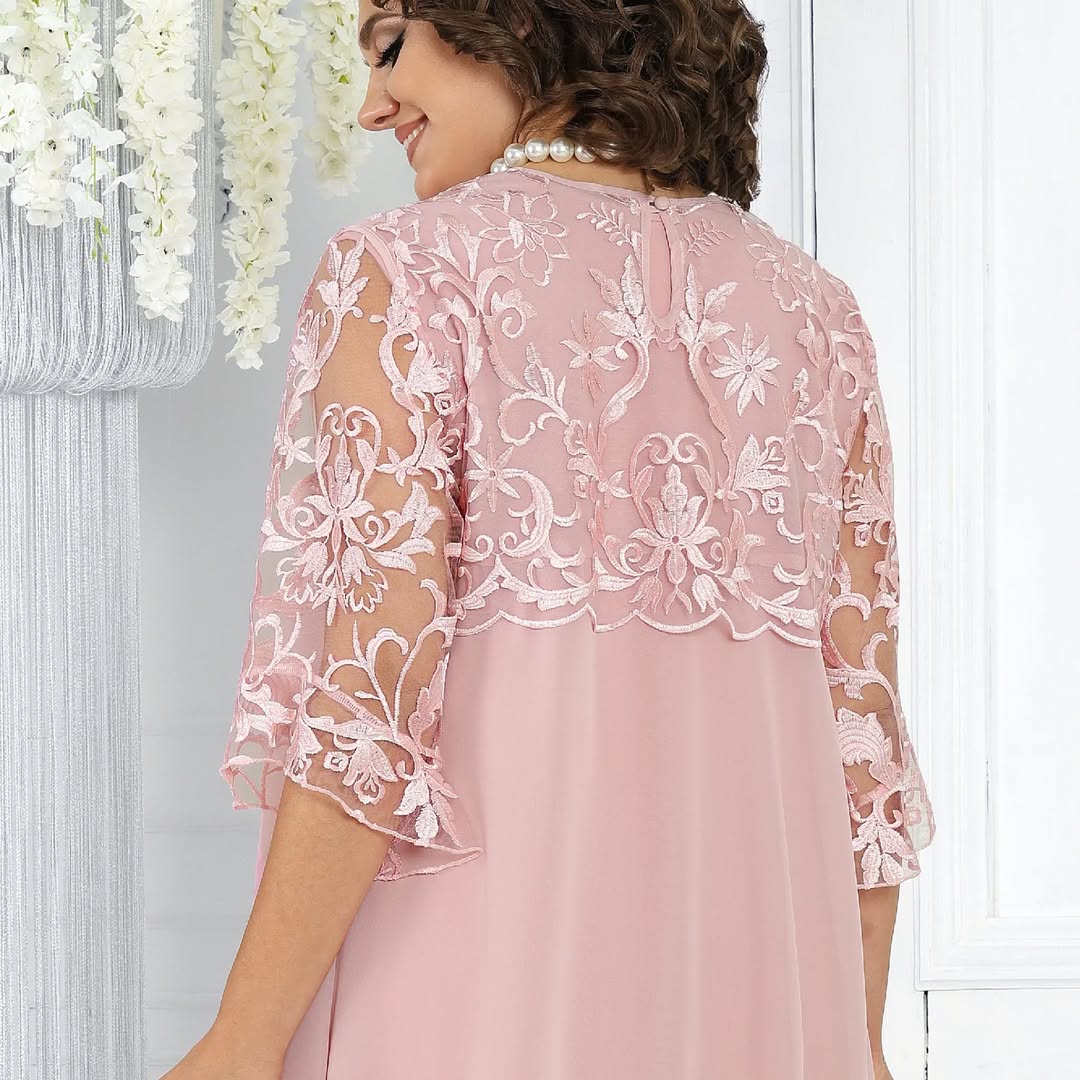 Lirona - Vestido midi casual elegante