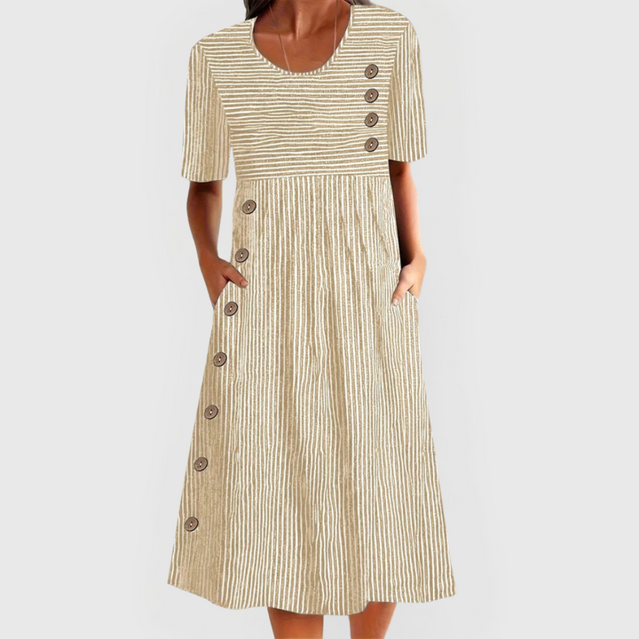 Eline - Vestido Midi Casual y Elegante