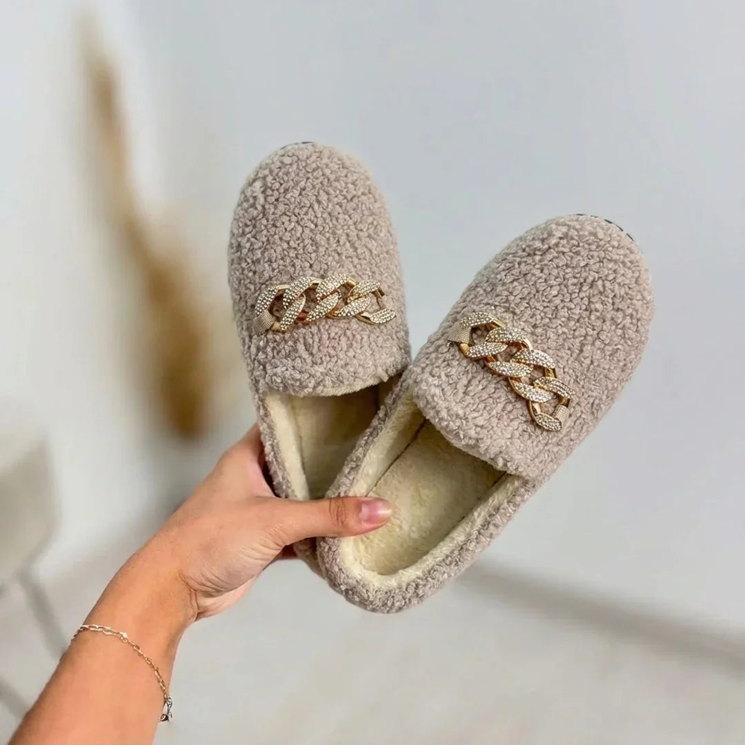 Elari - Pantuflas ergonómicas de felpa