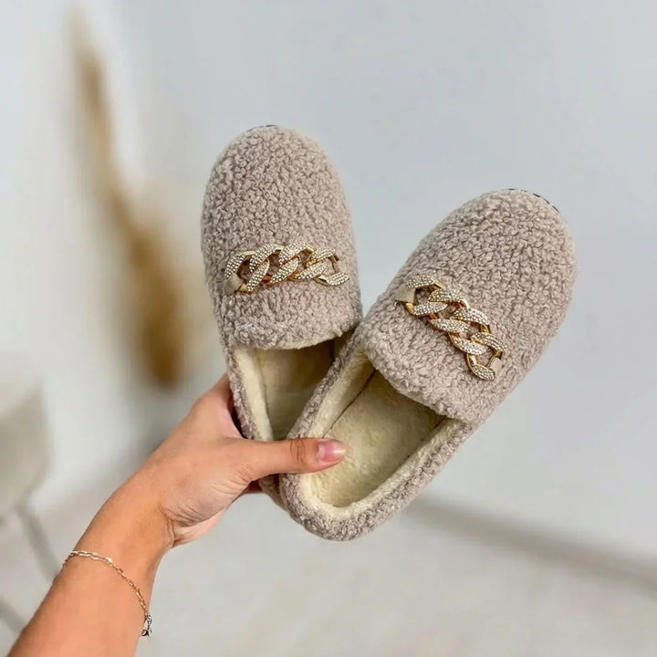 Elari - Pantuflas ergonómicas de felpa