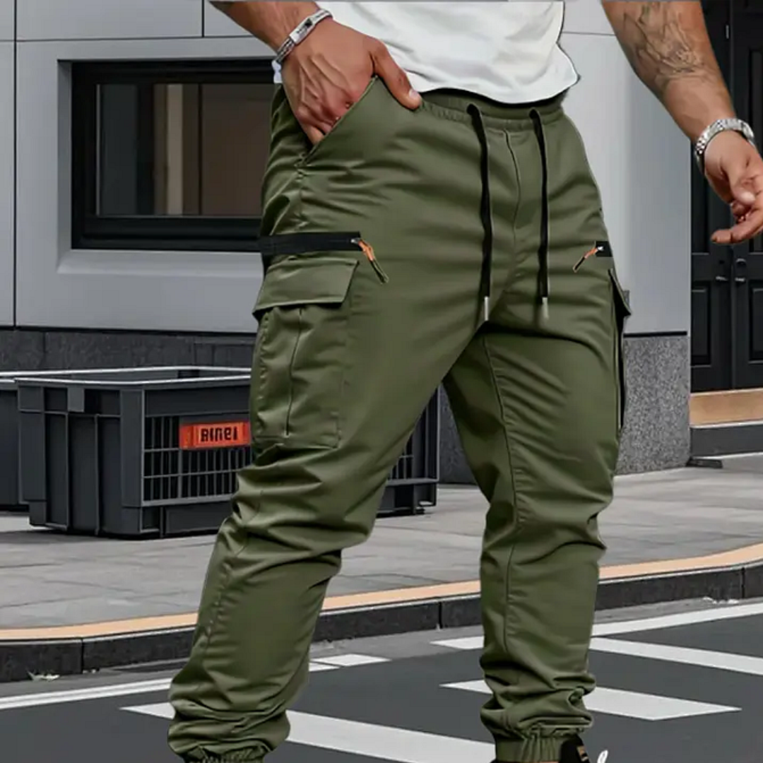 Aldric - Pantalón jogger cargo de rendimiento con stretch