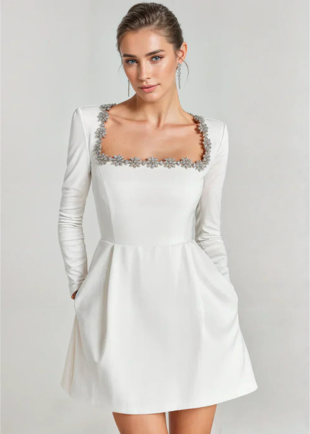 Enyva - Vestido Mini Casual Elegante