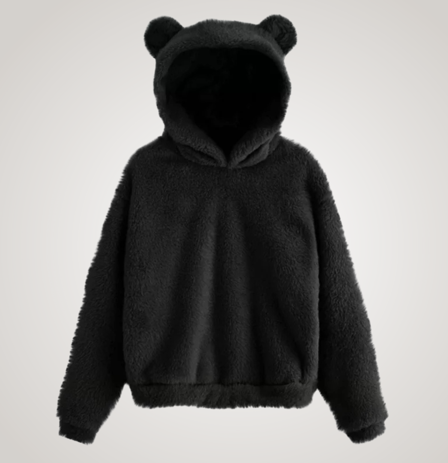 Tialyn - Sudadera con capucha estilo teddy