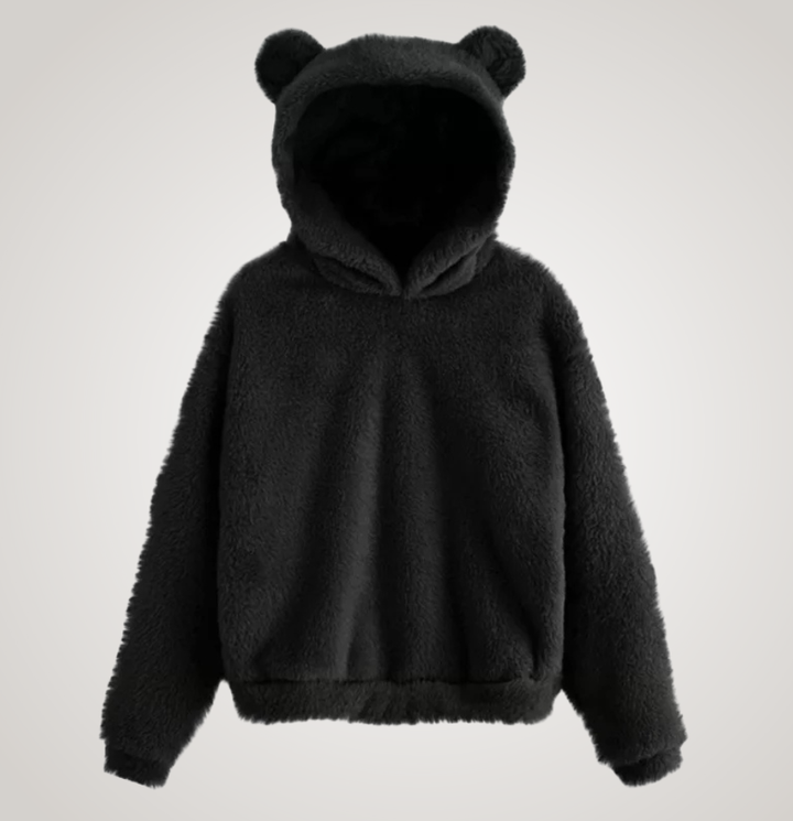 Tialyn - Sudadera con capucha estilo teddy