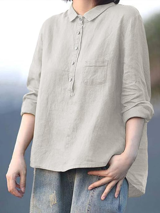 Koriel - Blusa de tacto suave