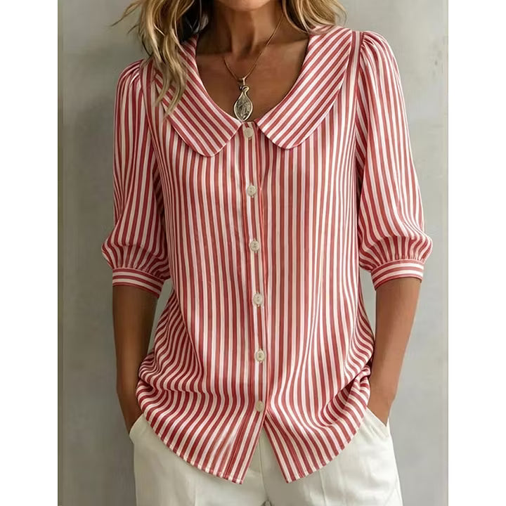Caitlin - Camisa de lino transpirable