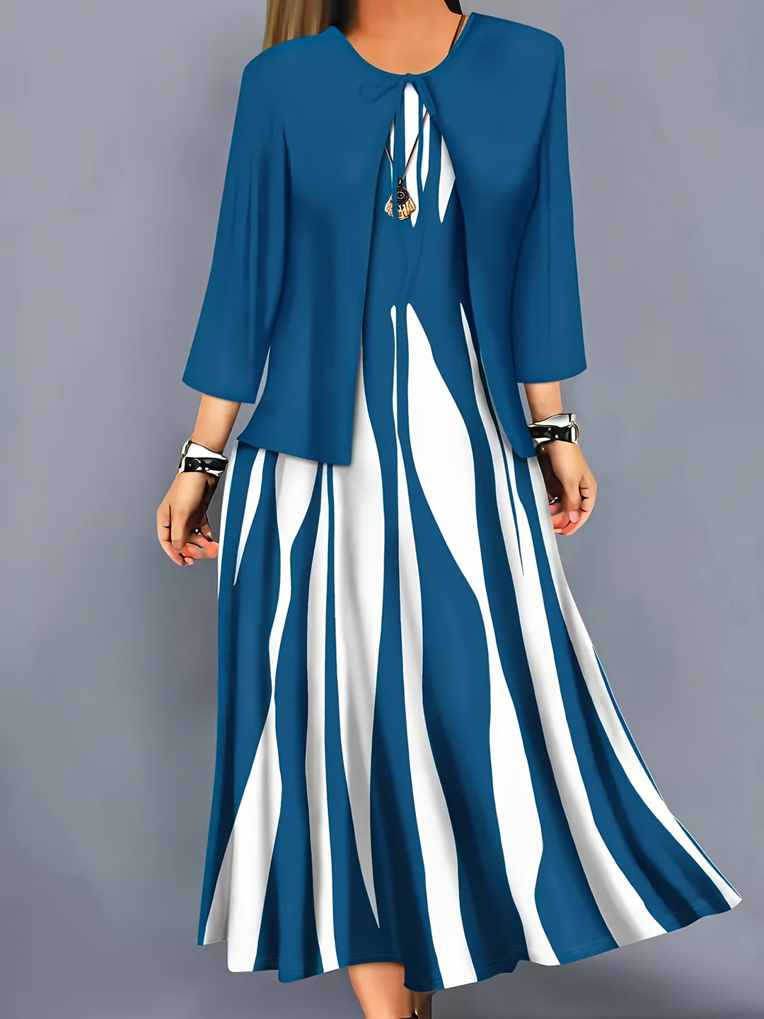Zarabeth - Vestido Midi Casual Estiloso