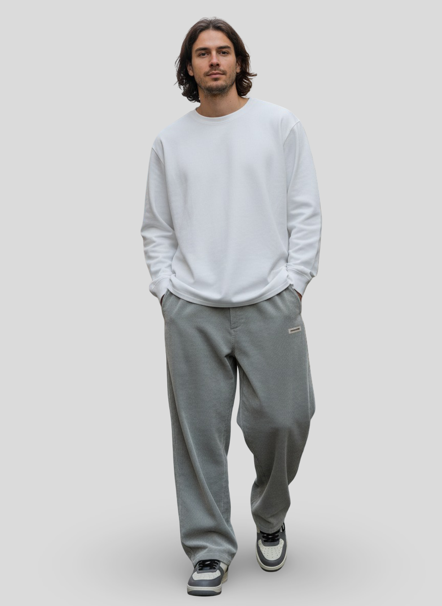 Zaylor - Pantalón de pierna ancha de tacto suave