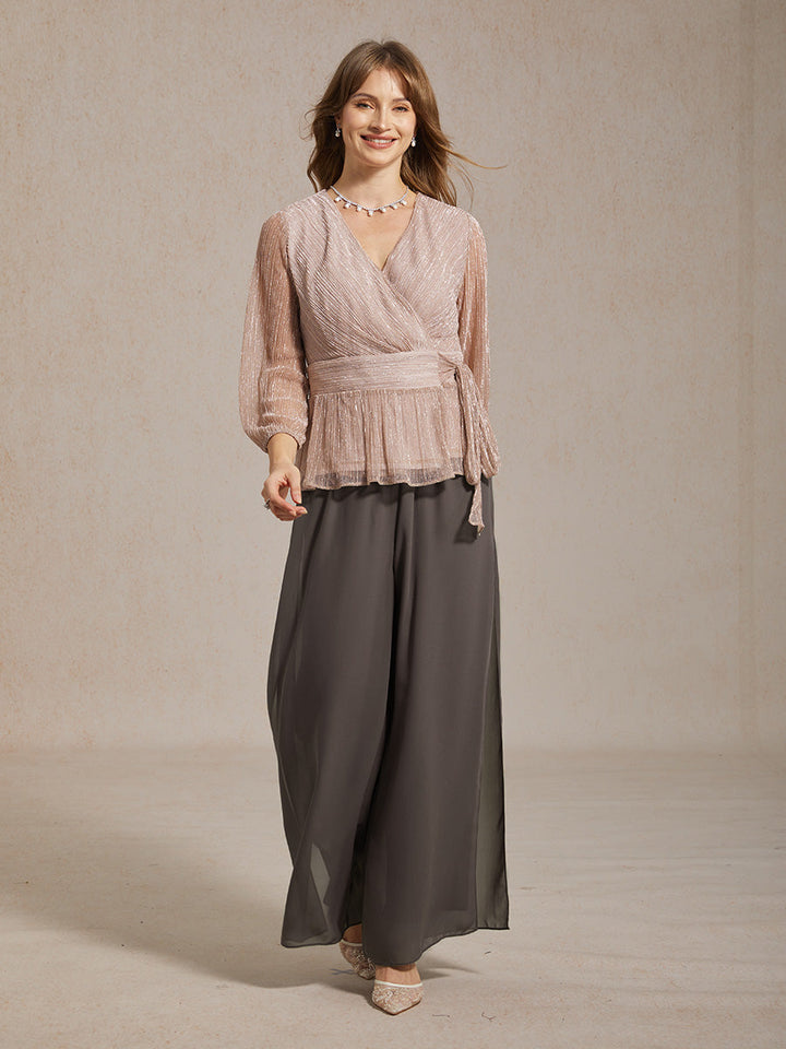 Tairess - Pantalón de pierna ancha