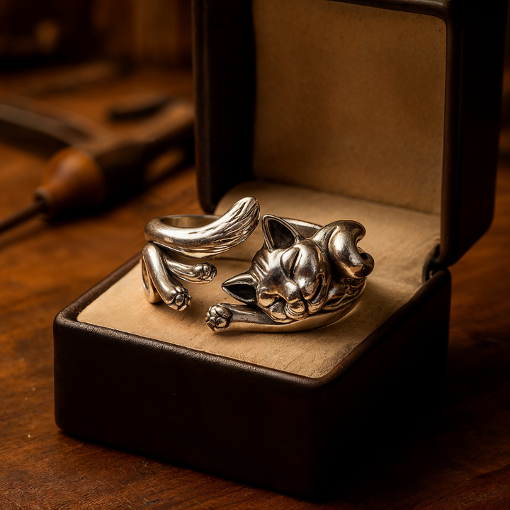 Laurissa - Anillo Ajustable de Gato