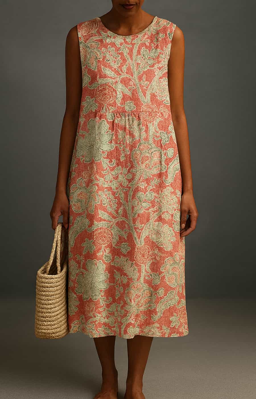 Aubrey - elegante vestido midi informal