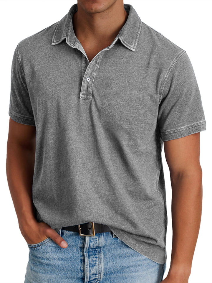 Amaro - Camisa tipo polo casual con estilo