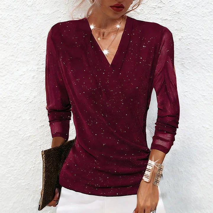 Nalise - Blusa Casual Elegante