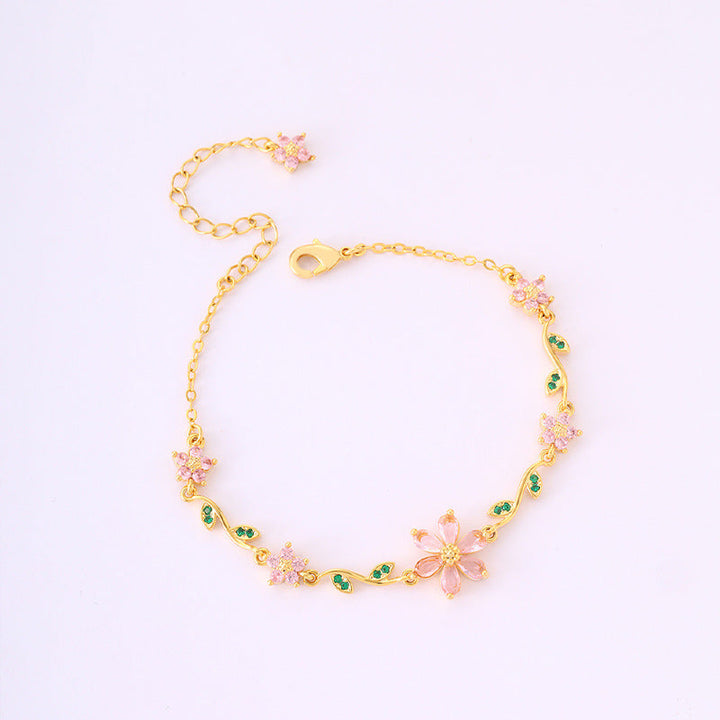 Niva - Pulsera de Flor Elegante