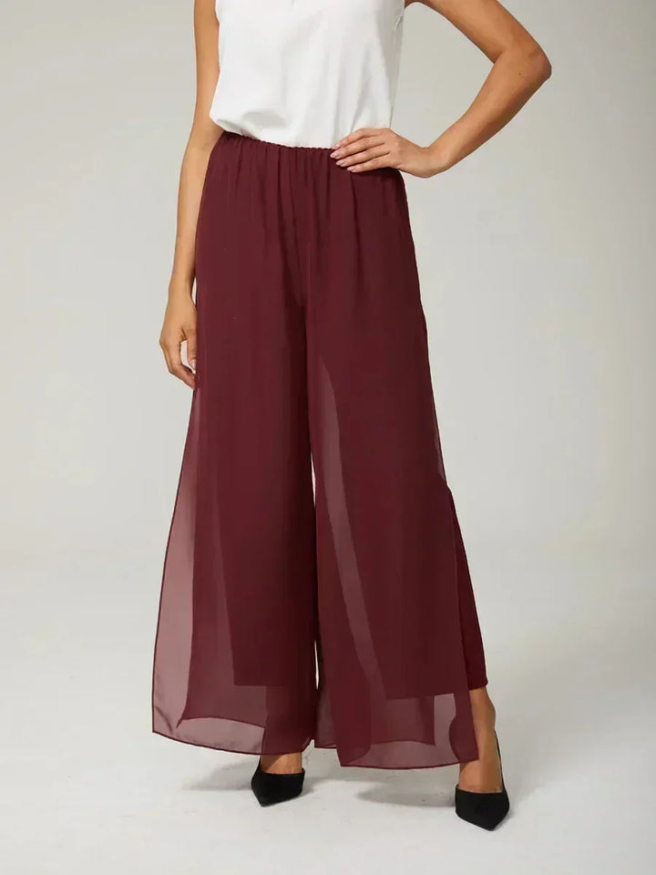 Tairess - Pantalón de pierna ancha