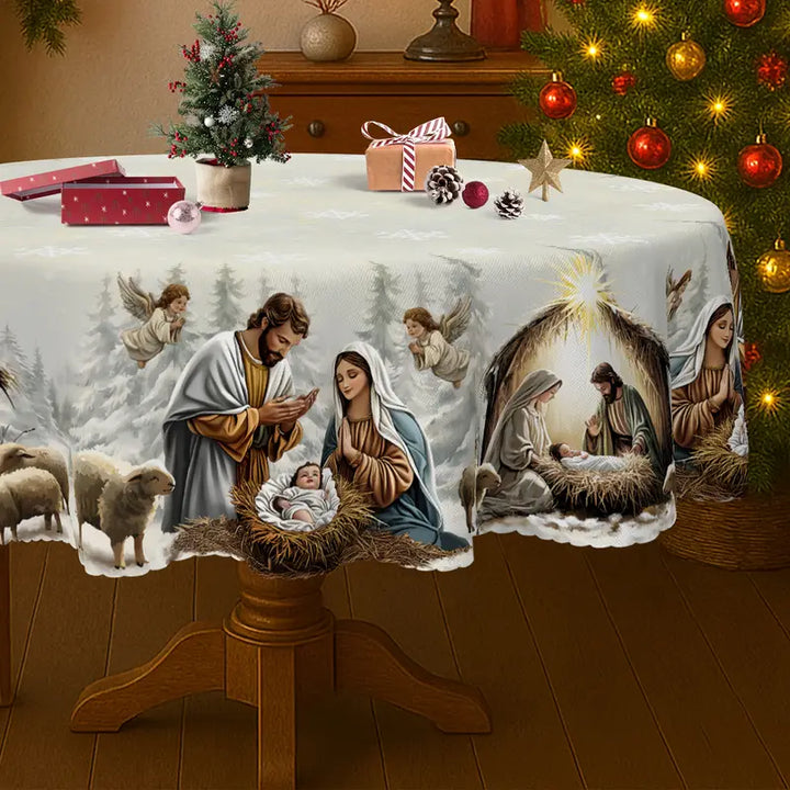 Paisley - Mantel Navideño de Natividad