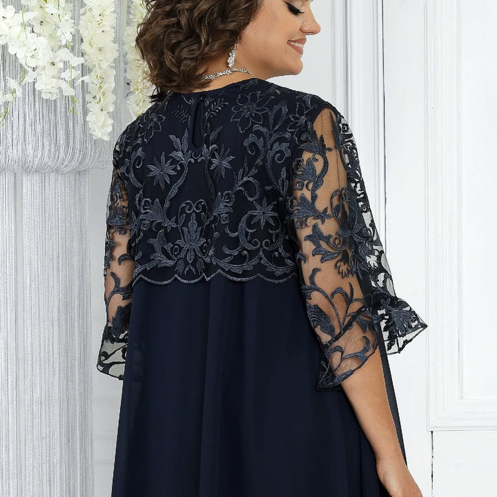 Lirona - Vestido midi casual elegante