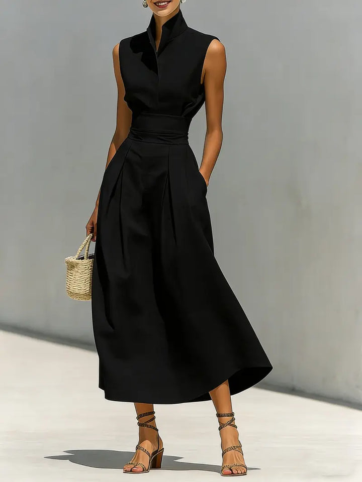 Kiera - Vestido midi estructurado