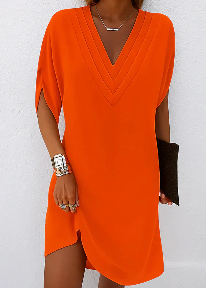 Gianella - Vestido con escote en V casual elegante