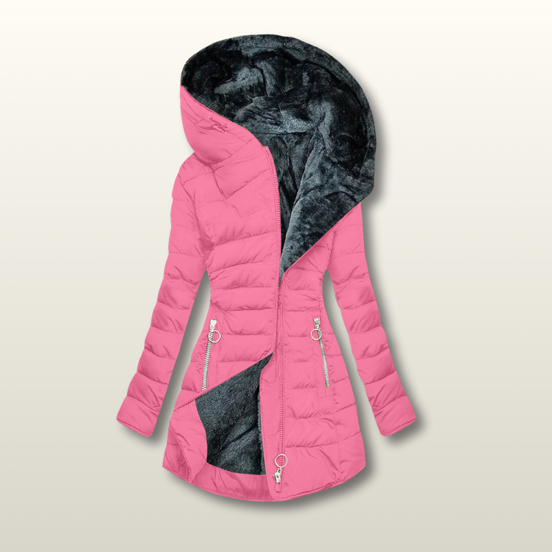 Charlotte - Abrigo con Capucha Casual Estiloso