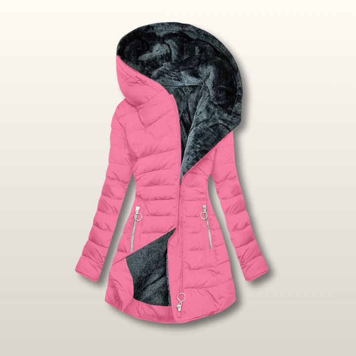 Charlotte - Abrigo con Capucha Casual Estiloso
