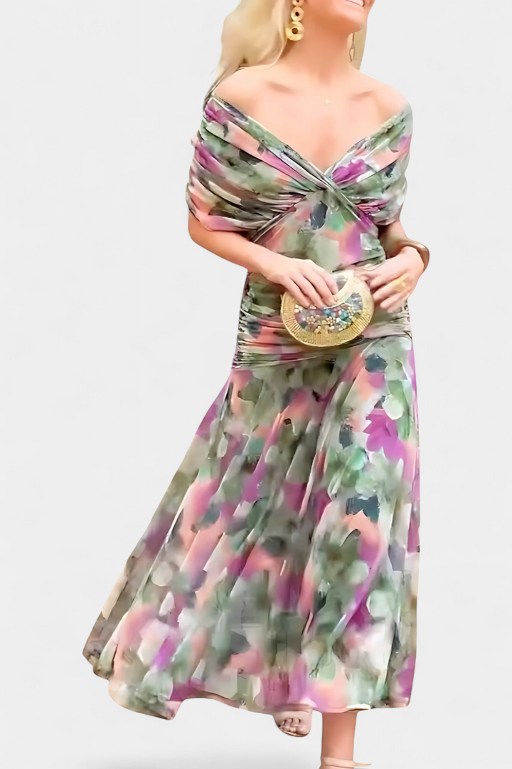 Tamsyn - Maxivestido floral de tacto suave
