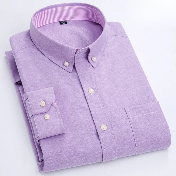 Edison - Camisa de botones de manga larga premium