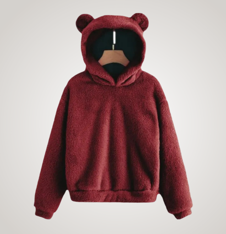 Tialyn - Sudadera con capucha estilo teddy